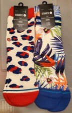 Stance Kids Casual Sock 2 Pairs Sz YL 3 - 5.5 Dwayne Wade's Collection