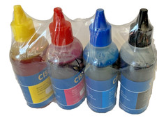 CISinks Refill Ink Bottle unopened bottles Black Yellow Cyan Magenta NFOS