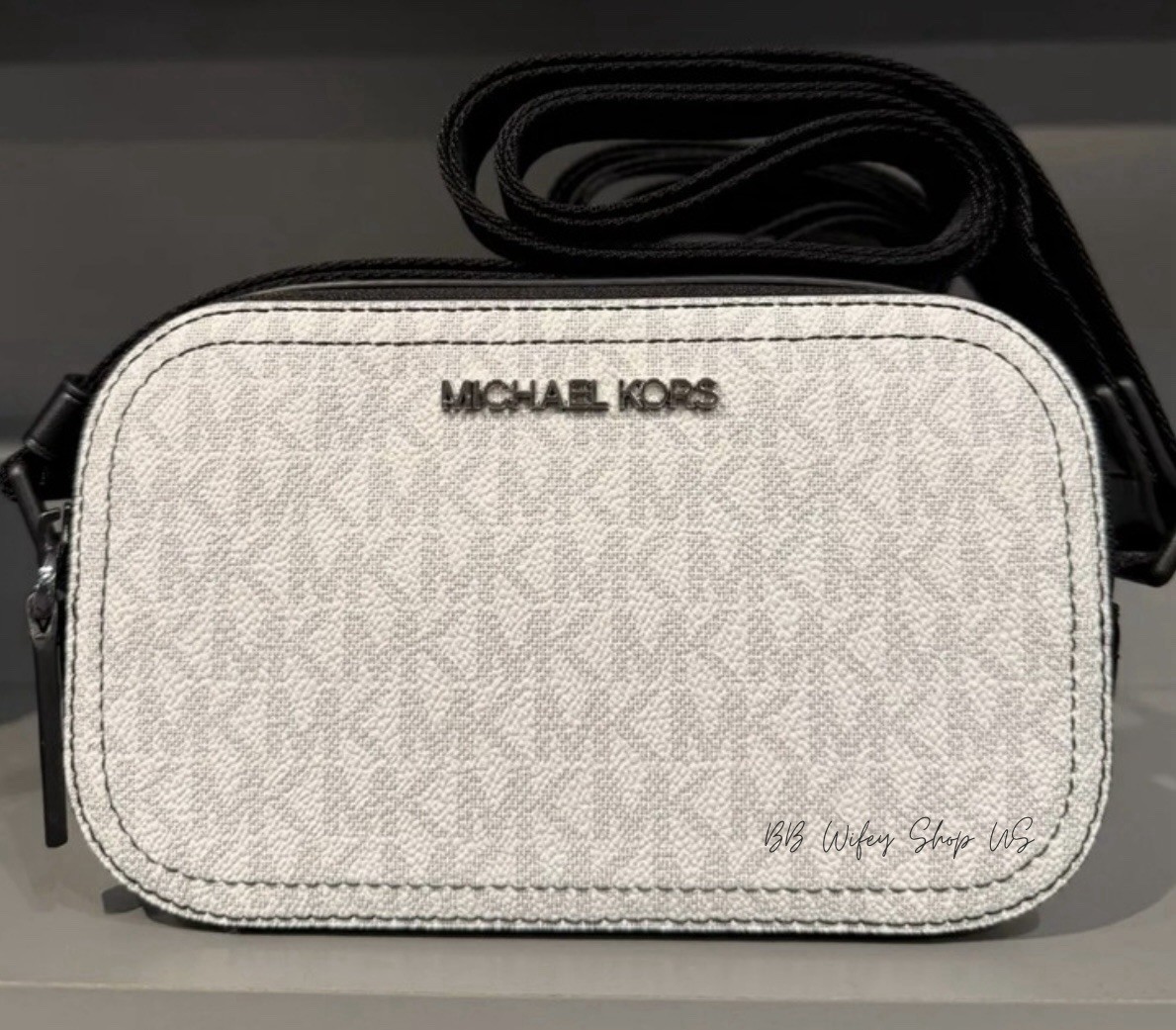 Michael Kors 【新品】COOPER スリム ジップ ウォレット 白 公式アウトレット】COOPER スリム ジップ ウォレット - MK