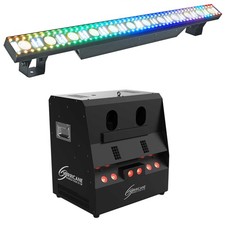 Chauvet DJ Hurricane Bubble Haze X2 Q6 LED DMX Bubble Hazer Machine Light Strip