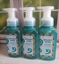 bath and body works bergamot waters foaming hand soap x3