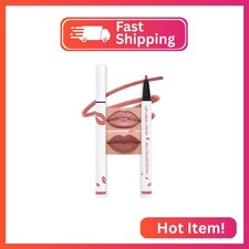 evpct Longwear Liquid Lip Liner Stain Marker Pen Long Lasting Waterproof, Maroon