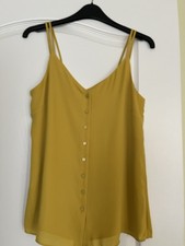 New M&S Collection Camisole Size 8, In Yellow Mustard  - Summer Is Coming