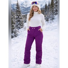 VTG Obermeyer Purple Winter Ski Sledding Outdoor Pants 28x29 6