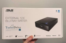 NEW ASUS External USB 12x Blu-Ray Writer for Apple Mac Windows, BW-12D1S-U