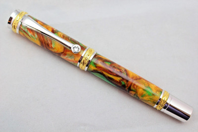 Handmade Majestic Alumilite Fountain Pen