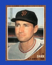 1962 Topps Set-Break #322 Alvin Dark Mgr NR-MINT *GMCARDS*