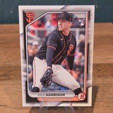 Kyle Harrison Bowman Rookie Card  #11 . rookie card picture
