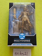 McFarlane DC Multiverse Anti Crisis Wonder Woman Death Metal Figure Gold NEW