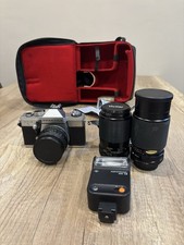 Praktica MTL3 DDR SLR Kamera + Pentacon 50mm + Vivitar 28mm + Panagor 80-200mm