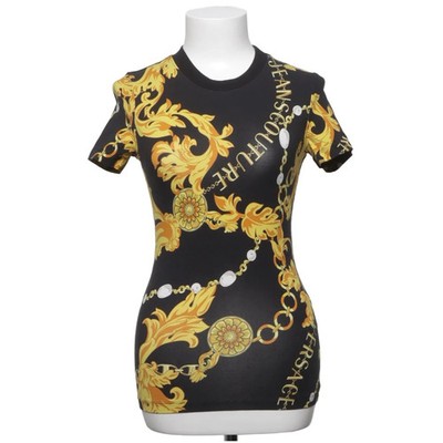 Versace Jeans Couture, T-shirt, Größe: XS, Schwarz/Gelb/Weiß #chS