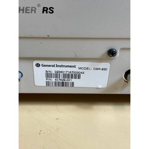 General Instrument DSR922 4DTV Digital Satelliten Receiver Digicipher II Receiver - Bild 5 von 7
