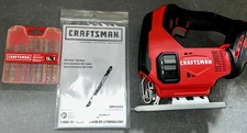 Craftsman Jig Saw CMCS600 20V MAX DC Cordless TOOL ONLY + Manual & Extra Blades