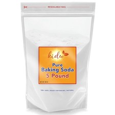 Baking Soda 5 Lbs for Cleaning, Aluminum Free Baking Soda Bulk, Sodium Bicarbo