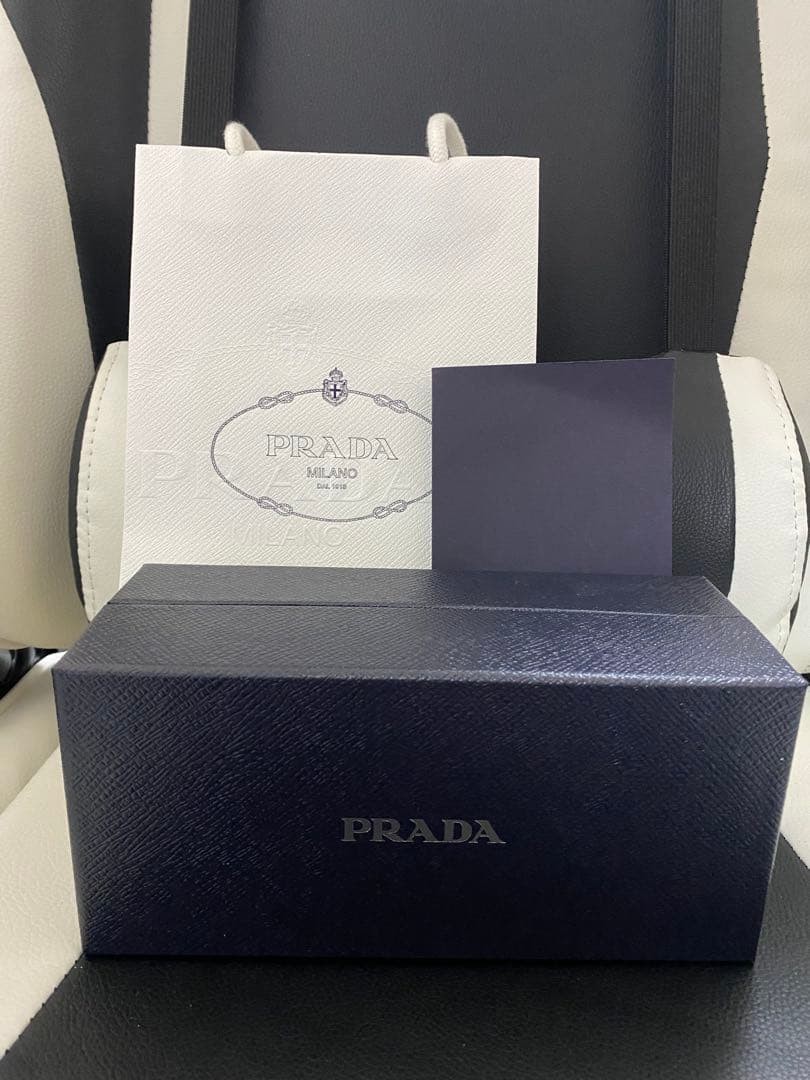 Prada Triangle Logo Square Sunglasses Acetate Oversize, New thumbnail 9