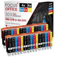 30X Xl Kompatibel Tintenpatronen FüR Canon PGI-570 CLI-571 Pixma TS8050 TS9050