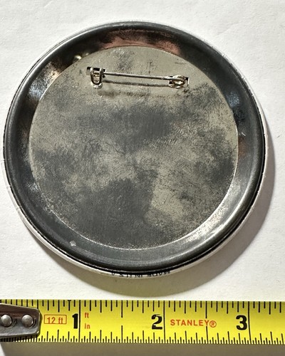 Vintage I LOVE RINGO Large Beatles 3 1/2" Badge, Made In USA - Picture 2 of 3