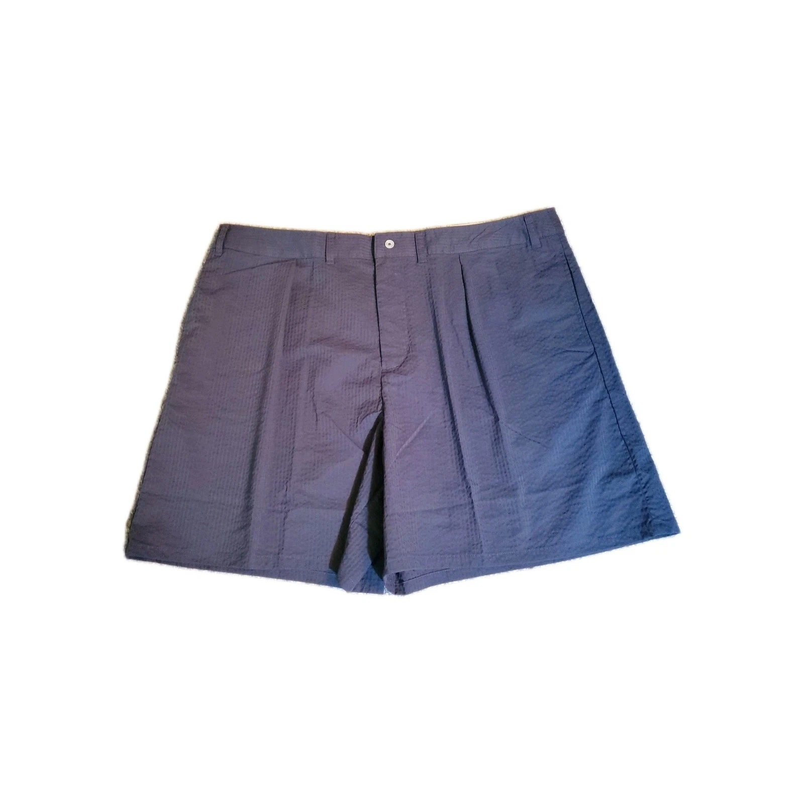 Nike Life Seersucker Pleated Active Shorts Men's Size 36 Gray NWT HF6363-060