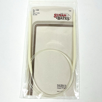 Susan Bates Circular Knitting Needle No. 11936, 36'' Size 7 U.S. 4 1/2 mm
