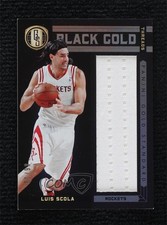 2011-12 Panini Gold Standard Black Gold Threads 81/99 Luis Scola #BG-68 n8q