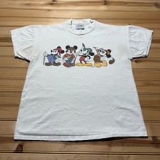 Vintage 90s Mickey Mouse Multi Sport Golf Football Hiking T-Shirt USA - Medium