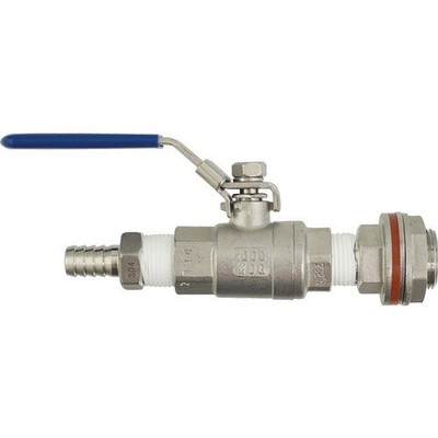 NEW Brewmaster Stainless Steel Weldless Ball Valve Spigot Item WL301 Home Brew
