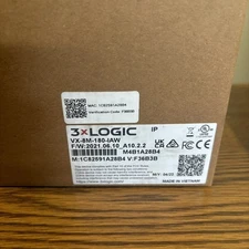 NEW 3xLogic VX-8M-180-IAW Indoor/Outdoor Fisheye Camera