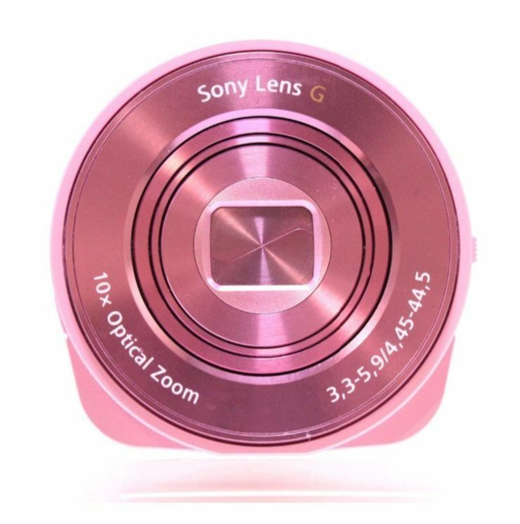 Sony Cyber-shot DSC-QX10 Lens 10× Pink Digital Camer Wi-Fi