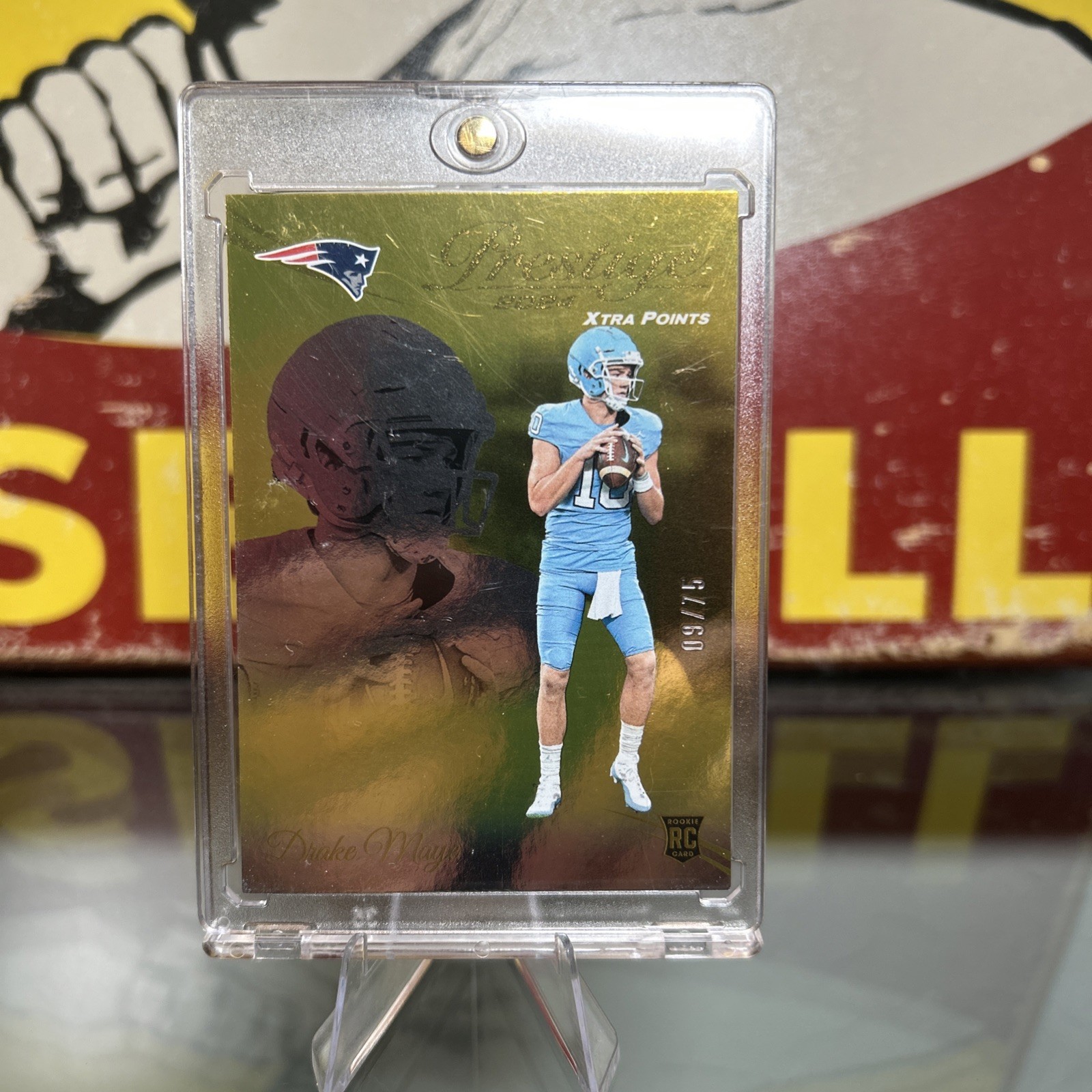 2024 Panini Prestige - Drake Maye Rookie - Xtra Points Gold 09/75 (RC )#304