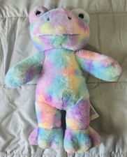 Build-A-Bear Workshop Tie-Dye Frog Plush Stuffed Animal, Paw Patch, Small