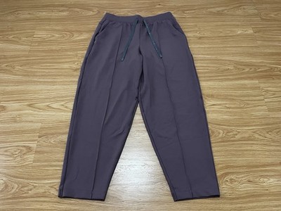 Figs Women s Size Large High Waisted Color Plum 3 Pockets Scrub Pants Read Disc