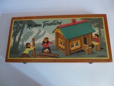 Vintage ancien  JEUJURA la maison forestière  1er modèle    Construction en bois