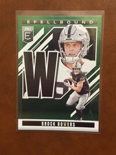 2025 Panini Donruss Elite - Spellbound Brock Bowers #22 Green 