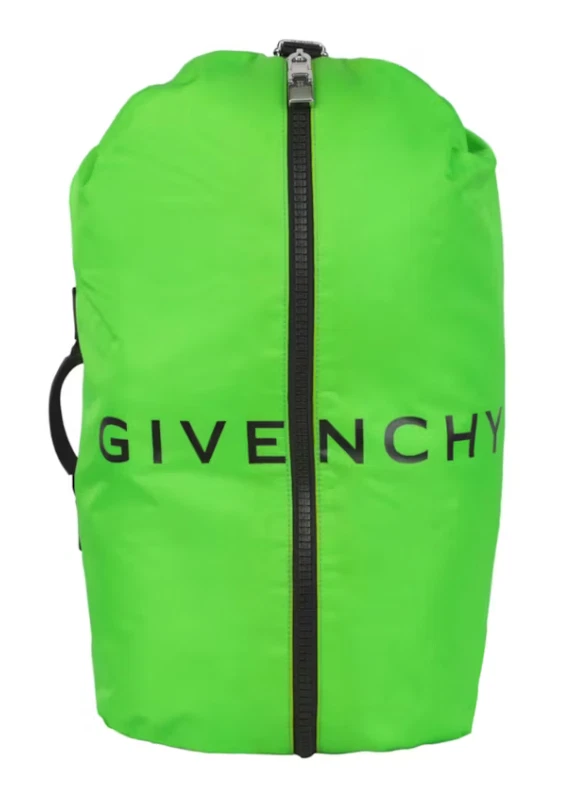 Givenchy — $1,250 Givenchy NWT Auth Green G Zip Duffel Bag Backpack Pockets Handle Adjust