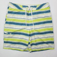 Columbia Swim Trunks Shorts Mens 36 Omni-Shade Boardshorts Striped Swimwear