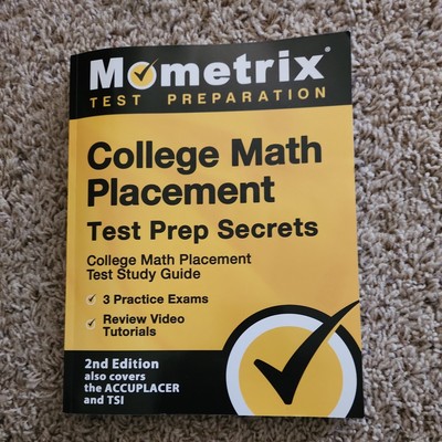 College Math Placement Test Prep Secrets: College Math Placement Tes - VERY GOOD