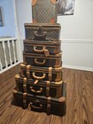 Louis Vuitton Stratos Trunk Set 7 Monogram Vintage Suitcases Trunk Pyramid — photo 4