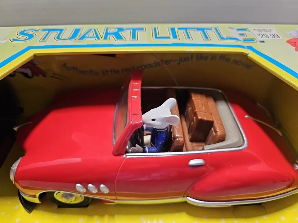 Vintage 1999 Radio Shack Stuart Little Radio-Controlled Roadster Limited Edition - Image 4 of 4