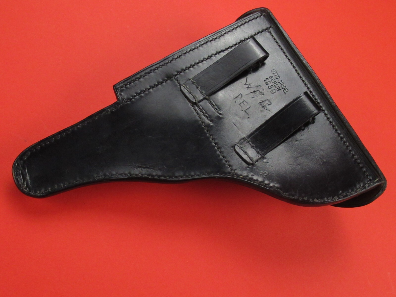 Stunning 1939 Otto Sindel Police German WWII P08 Luger Mauser Holster 