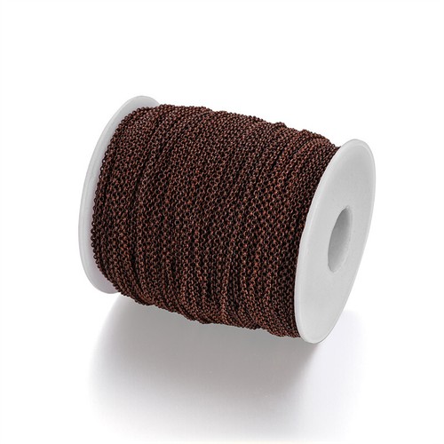 10 Meter Metall Rund Gliederketten Basteln Schnur 2 ~ 5,8 mm Breite Zum Selbermachen Schmuckherstellung - Bild 7 von 19