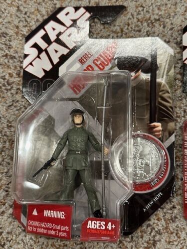 3 Star Wars toys 30th Anniversary w/coin Airborne Death Star Trooper Honor Guard - Picture 2 of 5