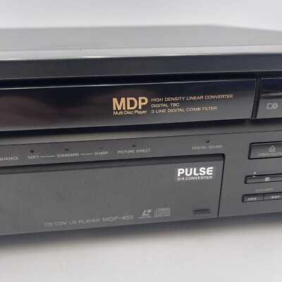 Sony MDP-455 CD CDV LD LaserDisc AV Laser Player (EB1167) | eBay