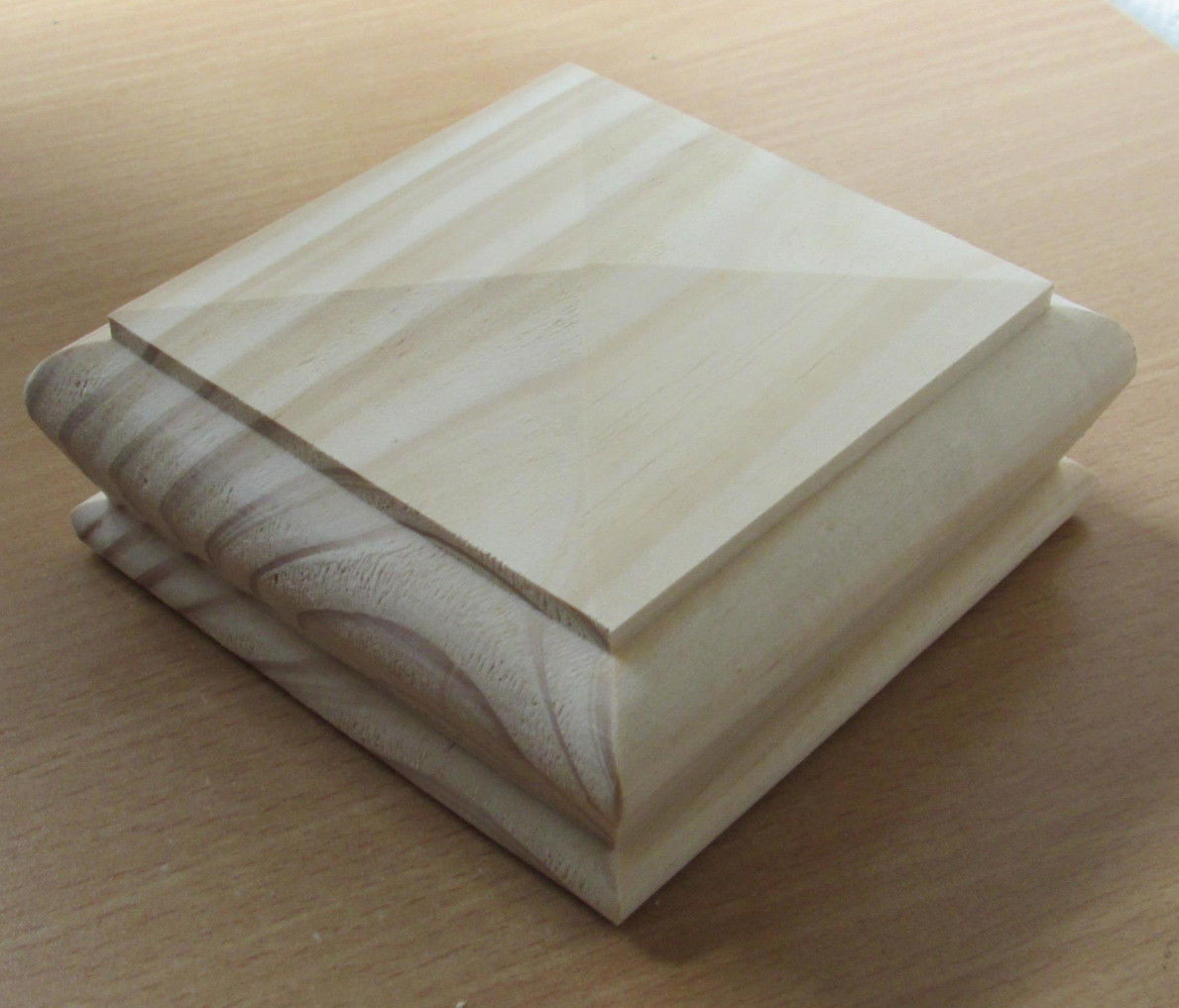 Pyramid Newel Post Cap Select Timber, Type and Size eBay