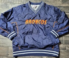 NFL Brand Denver Broncos Youth Size S Pullover Jacket Blue
