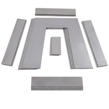 Universal Truck Weld on Under Bed Frame 10" Tall Step C Notch Kit 2" Wide