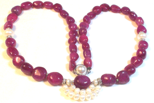 RAR! 375,0ct NATÜRLICHER KIRSCHROSA BERYLL SMARAGD BIXBIT, PERLE NE-CE FEINSILBER. - Bild 7 von 18