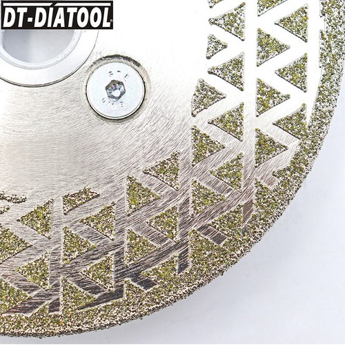 Rueda de disco de pulido de cuchilla de corte de diamante de 105 mm/4" 2 piezas para baldosas de cerámica mármol - Imagen 6 de 7