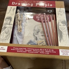 THE ART OF DRAWING PEOPLE KIT Artist Kit, Pencils, Mannequin, Erasers, Etc