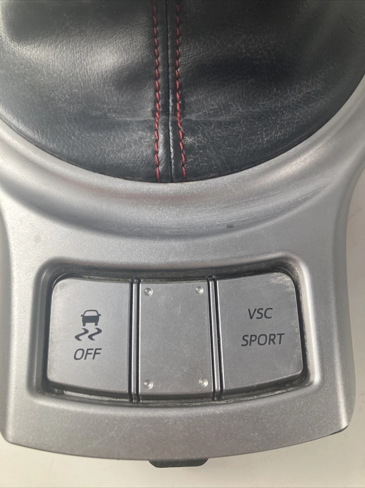 Bota de cambio Subaru BRZ 2013-2016 cuero negro S22005380 OEM 13 14 16 Foto 2 de 4