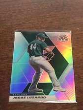 2021 Panini Mosaic Jesus Luzardo Silver Prizm #86 Oakland Athletics MB1